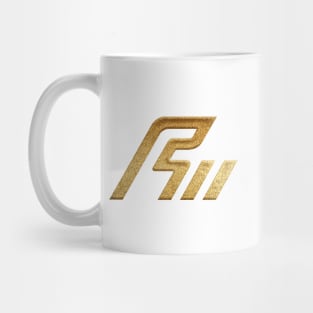 Ishikawa Prefecture Symbol in Gold Faux Mug